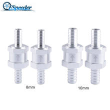 ESPEEDER  One Way 2pcs 8/10mm 2 Size Valves Aluminium Alloy Fuel Non Return Check Valve One Way Fuel Check Valve Fit Carburettor 2024 - buy cheap