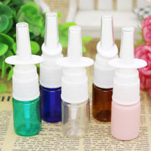 5PCS 5ml PET Empty bottle Plastic Nasal Spray Bottles Pump Sprayer Mist Nose Spray Refillable Bottles For Medical 2024 - buy cheap