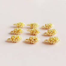 30 PCS Metal Pinecone Shape Charms Pendant 6*13 mm Diy Accessories Crafts Charms For Jewelry Making 2024 - buy cheap