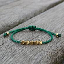 Cute Bear Brand Tibetan Copper Bead Bracelet Men Women Couples Good Lucky Friendship Bracelets & Bangles Jewelry Pulsera Hombre 2024 - buy cheap