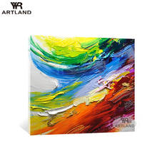 YYR-ARTLAND Modern abstract colorful picture for home decoration Hand painted oil painting on canvas wall art poster for room 2024 - buy cheap