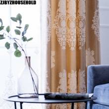 New European Curtains High-precision Jacquard Curtains for Living Room Windows Villa Decoration Upscale Curtains for Bedroom 2024 - buy cheap