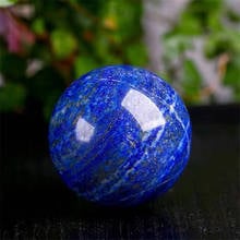 30-50mm Natural crystal blue lapis lazuli crystal ball hand-polished crystal ball furniture decoration Christmas gifts 2024 - buy cheap