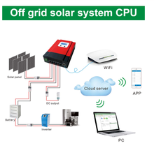 Controlador de carga solar inteligente ESmart3 LCD, 20A, 30A, 40A, MPPT, máximo 150VDC con RS485 y sensor de temperatura de batería, 12V/24V/36V/48V 2024 - compra barato