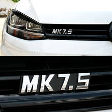 Автомобильные Значки, наклейки, эмблема, автомобильные наклейки, Стайлинг, 3D значок, логотип, передний гриль для VW Golf 5 Golf6 Golf 7 GTI R GTE GTD MK6 MK7 MK7.5 2024 - купить недорого