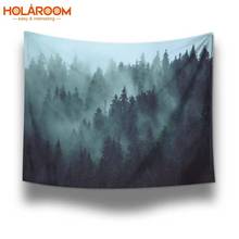 Wall Hanging Tapestries Printed Tapestry Amazing Foggy Forest Beautiful Natural Scenery Tapestry Living Room Bedroom Wall Decor 2024 - buy cheap