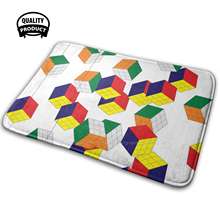 3D Household Goods Mat Rug Carpet Cushion Geek Speedsolving Cube Speedcubing Nerd Erno Speedcuber Geeky Magic Cube Puzzle 3D 2024 - buy cheap