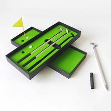 Simulated Golf Course Premium Mini Golf Putter Pen Set Office Gift Men Ballpoint Q84C 2024 - buy cheap