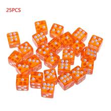 25 Pcs/Set New Party Game Dice 12 Square Transparent Dices Colorful Club Play Gifts For Dungeon D & D Desktop Table Games 2024 - buy cheap