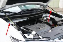 2 suportes da tampa do motor, haste hidráulica, acessórios de estilo do carro para mitsubishi outlander 2013- 2018 2024 - compre barato
