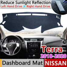 Для Nissan Terra 2018 2019 2020 Противоскользящий коврик на приборную панель солнцезащитный коврик для защиты от УФ-лучей аксессуары для автомобиля 2024 - купить недорого