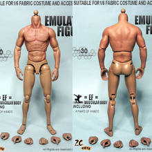 Cuerpo masculino a escala 1/6, S002, cuerpo Muscular Similar al TTM19, adecuado para 1/6, escultura de cabeza masculina Tony de alta calidad 2024 - compra barato