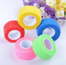 EasyNail 5 Rolls Bright color2.5cmx4.5m elastic self adhesive adherent cohesive Wrap Finger Bandage tender Tape 2024 - buy cheap