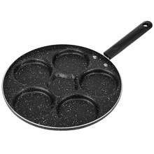 5 Round Holes Frying Pan Non Stick Eggs Cooking Pan Home Kitchen Cookware For Home Kitchen Restaurant Hotel 2024 - buy cheap