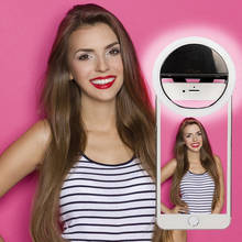 Anel de lâmpada led para selfie, novidade, maquiagem, luzes de led, decoração para telefones celulares, foto, luz noturna, espelho, sinal neon, anel de selfie