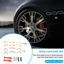 82pcs/set Brass Tire Valve Stem + Valve Core Extension + Valve Cap + Tool Kit Outdoor Anti-resistance Repairing Parts 2024 - buy cheap