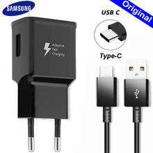 Cargador rápido para Samsung S10, S8, S9 Plus, adaptador de corriente de 9V, 1.67A, Cable de carga rápida tipo C para Galaxy A30, A40, A50, A70, A60, note 10, 8, 9 2024 - compra barato