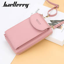 Baellerry Women Wallet 2020 Handbag Purse Ladies Cell Phone Wallet Long Wristlet Wallets Clutch Messenger Shoulder Straps Bag 2024 - buy cheap