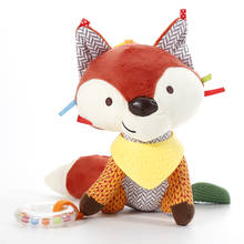 1PC Baby Cute Fox Rattles Infants Animal Stroller Car Toys Clip Lathe Hanging Seat & Stroller Toys Mobile Music Educational Toys 2024 - buy cheap