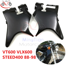 For Honda Shadow VT600 VT VLX600 Steed400 88-98 ABS Neck Cover Cowl Wire Covers Side Frame Guard Fairing Guard Protector 2024 - buy cheap