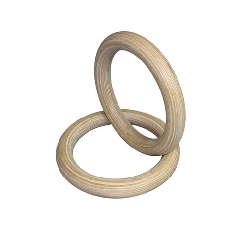 Кольцо гимнастическое деревянное 28 мм/32 мм, для тренировок мышц 2022 - купить недорого