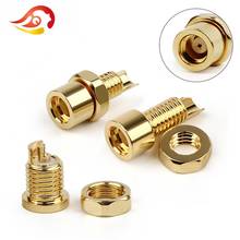 QYFANG Gold Plated Beryllium Copper MMCX Female Jack Solder Wire Connector PCB Mount Pin IE800 DIY Long/Short Audio Plug Adapter 2024 - buy cheap
