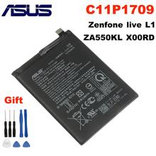 ASUS 3040mAh C11P1709 High Capacity  Original Phone Battery For Asus Zenfone live L1 ZA550KL X00RD Phone Battery +Free Tools 2024 - buy cheap