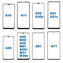 Pantalla táctil frontal LCD para móvil, cristal de lente con pegamento OCA de repuesto para Samsung A10, A11, A20, A30S, A21, A40, M30, M21, A51, A71, 1 ud. 2024 - compra barato