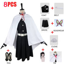 2020 Anime Comic Demon Slayer Cosplay Costume Kimetsu no Yaiba Kanao Tsuyuri Kanawo Kimono Outfit Women Wig Halloween Costumes 2024 - buy cheap