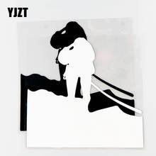 YJZT 18×18.9CM Climber Vinyl Decal Exquisite Car Sticker Body Decoration Black/Silver 20A-0016 2024 - buy cheap