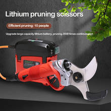 Electric Pruning Scissors Rechargeable Bonsai Fruit Tree 5CM Garden Shears Tool Landscaping Branches Cutter with Li-ion Battery 2024 - buy cheap