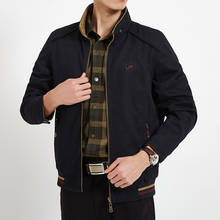 Jaqueta masculina de dois lados, plus size, 7xg, 8xg, outono inverno, veste de algodão, blusa militar, corta-vento, roupas 2024 - compre barato