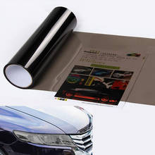 30*100cm Matte Black Car Light Stickers Car Light Headlight Taillight Tint Vinyl Film Sticker Fog Light Rear Lamp Smoke Film 2024 - buy cheap