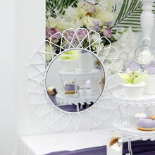 SWEETGO white cake stand 1piece sunflower glass trays metal 2 layers storage holder racks tableware party supply Home decoration 2024 - buy cheap