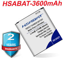 Hsabat-bateria para samsung galaxy, mais nova, versão g388, g388f, g389f, g388d, n533, 3600mah 2024 - compre barato