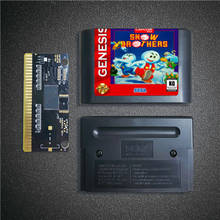Snow Brothers-tarjeta de juego MD de 16 bits para Cartucho de consola de videojuegos Sega Megadrive Genesis 2024 - compra barato
