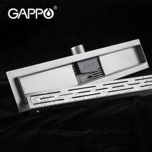 GAPPO-drenaje lineal largo de acero inoxidable, escurridor de suelo de ducha, colador, antiolor 2024 - compra barato