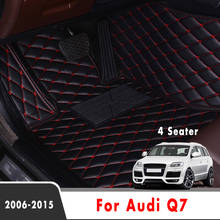 Alfombrillas personalizadas para coche, accesorios interiores para Audi Q7 2015 2014 2013 2012 2011 2010 2009 2008 2007 2006 (4 plazas) 2024 - compra barato