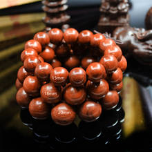 Natural Wood Beads Bracelet Tibetan Buddhist Mala Buddha Charm Rosary Bracelet Yoga Wooden For Women Men Jewelry 2024 - buy cheap