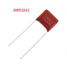 20PCS 220NF 400V224J 400V 0.22UF 400V P10 224J 224 CBB filme de Polipropileno capacitor 2024 - compre barato