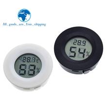 Tzt mini lcd digital termômetro higrômetro geladeira freezer sensor de temperatura medidor umidade detector instrumentos medidor interior 2024 - compre barato