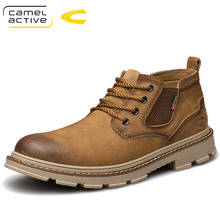 Camel Active New Genuine Leather Men's Shoes Handmade Man Outdoor Casual Shoes Thick SOLE Stitching Non-slip Male Footwear 2024 - buy cheap