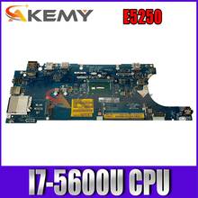 Akemy I7-5600U FOR DELL Latitude E5250 Laptop Motherboard ZAM60 LA-A891P 4K00Y CN-01NVYD 1NVYD Mainboard 100%tested 2024 - buy cheap