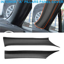 2PCS Car Styling Carbon Fiber Interior Inner A-Pillars Decorative Panel Frame Cover Trim For Toyota GT86 Subaru BRZ 2012-2016 2024 - buy cheap