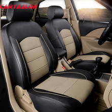 Custom Fit Seat Covers Genuine Leather & Leatherette for Audi A4 Seat Cover Set Automobiles Seats Protector Cushion Accessories 2024 - buy cheap