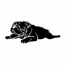 Creative Vinyl Decal English Bulldog Pet Animal Car Stickers Funny Dog Black/Silver,18cm*7cm 2024 - buy cheap