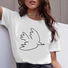 Summer Simple Casual T-shirt Stick figure T shirt Funny Graphics Round neck Short-sleeved Tshirt Lady Women t shirt 2021 Tshirt 2024 - buy cheap
