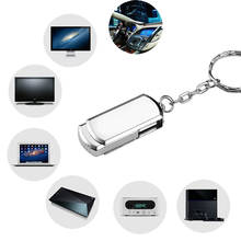 Lovely Rotating usb flash drive 2.0 Metal pendrive Memory Stick 4gb 8gb 16gb 64gb storage disk wedding/photography engarve gift 2024 - buy cheap