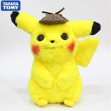 Takara tomy boneco de pelúcia pikachu, 28cm, anime, natal, aniversário, brinquedos fofos para crianças, meninos e meninas 2024 - compre barato