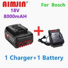 100% Original18V 8.0ah Rechargeable Lithium Ion Battery for 18V Bosch Electric Tool Backup Battery+Charger 2024 - buy cheap